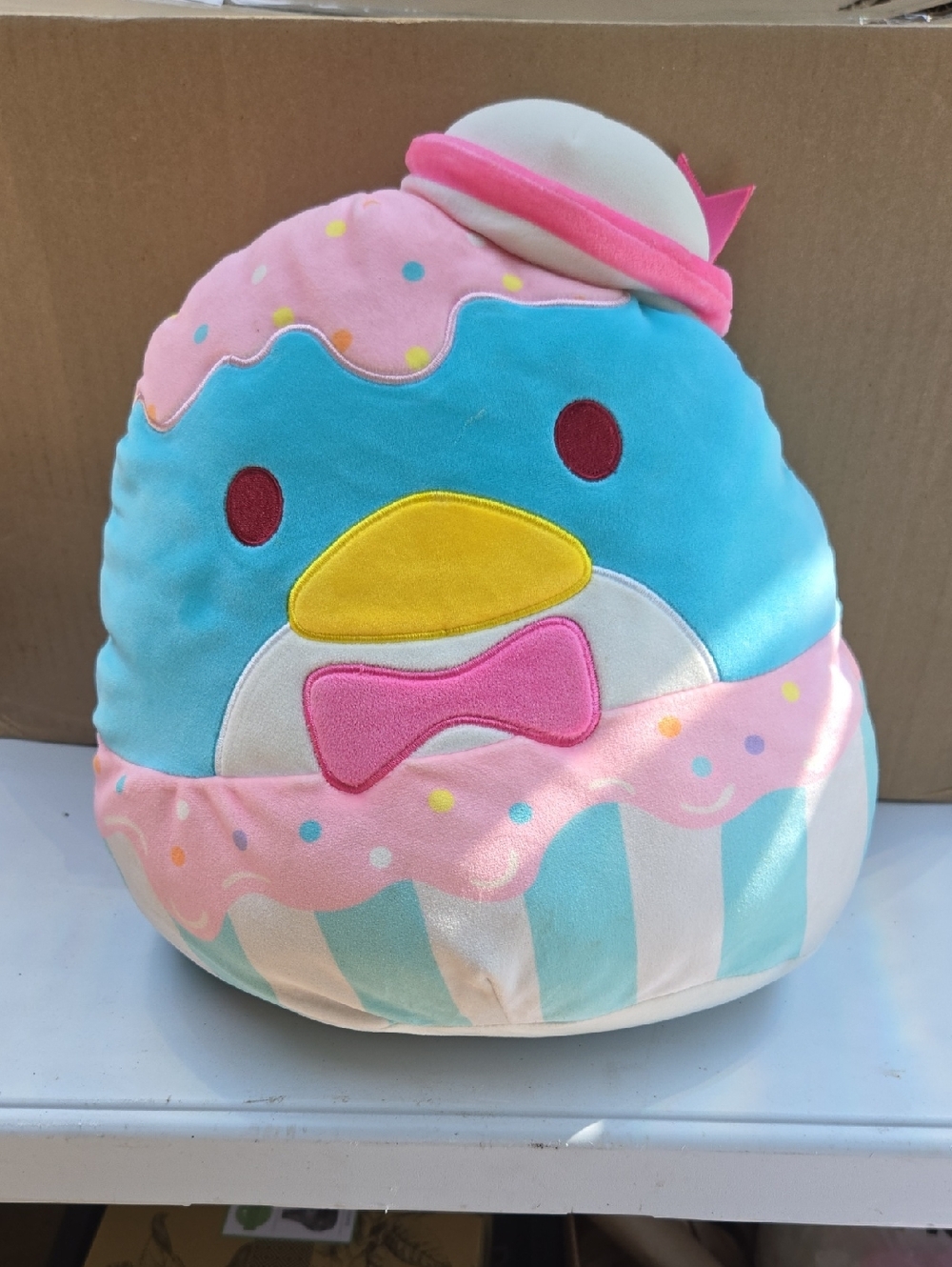 Squishmallow Ice Cream Penguin Plush
